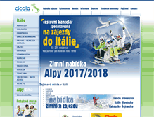 Tablet Screenshot of cicala.cz